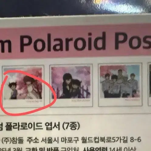 [BUNJANG] Detective Conan Polaroid Cherry Blossom One-Eyed Afterimage / 코난 폴라로이드 벚꽃 척안의 잔상