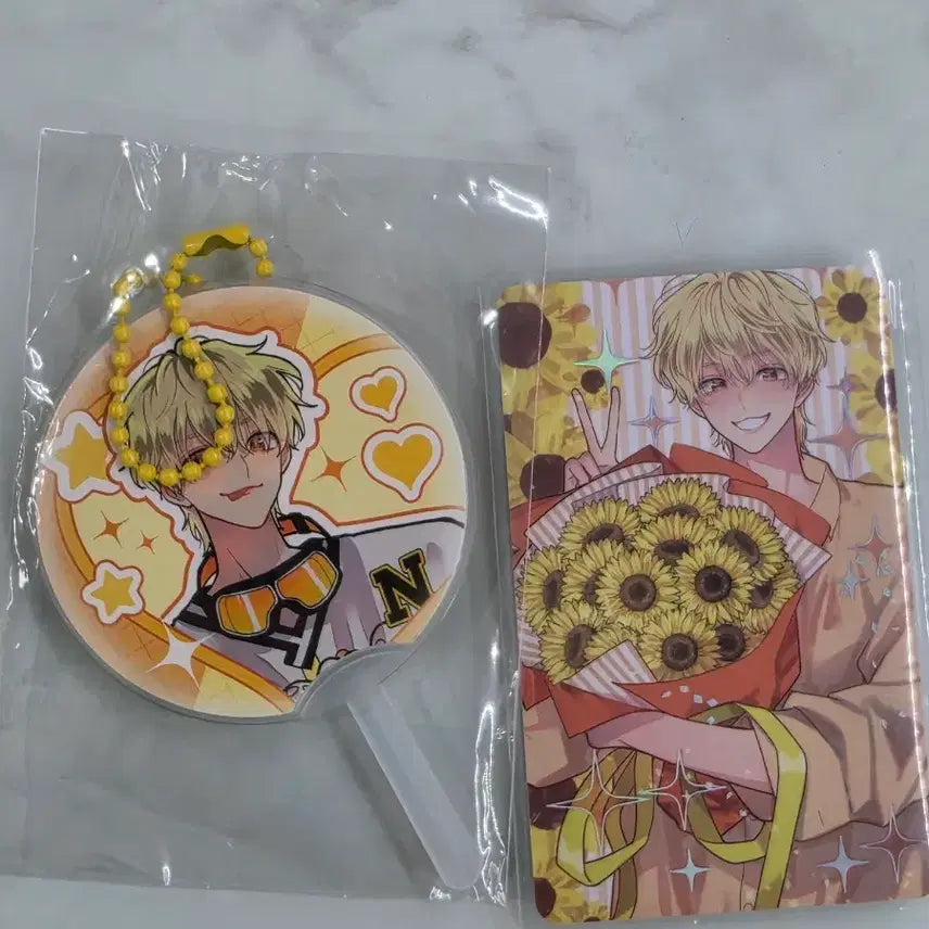 [BUNJANG] Tamonnkun Natsuki Photocard &amp; Uchiwa Bundle Set / 타몬군 지금 어느쪽 카페 나츠키 포토카드 우치와 일괄