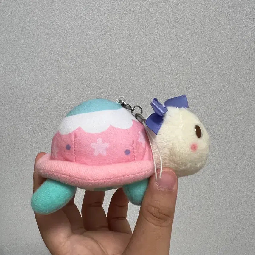 [BUNJANG] Sanrio Wish me mell Turtle Plush Keychain Vintage Classic / 산리오 위시미멜 친구 거북이 인형 키링 빈티지 고전