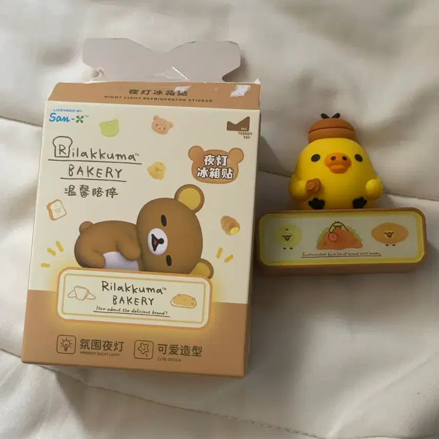 [BUNJANG] Rilakkuma Kiiroitori Bakery Mood Lamp Magnet / 리락쿠마 키이로이토리 베이커리 무드등 마그넷