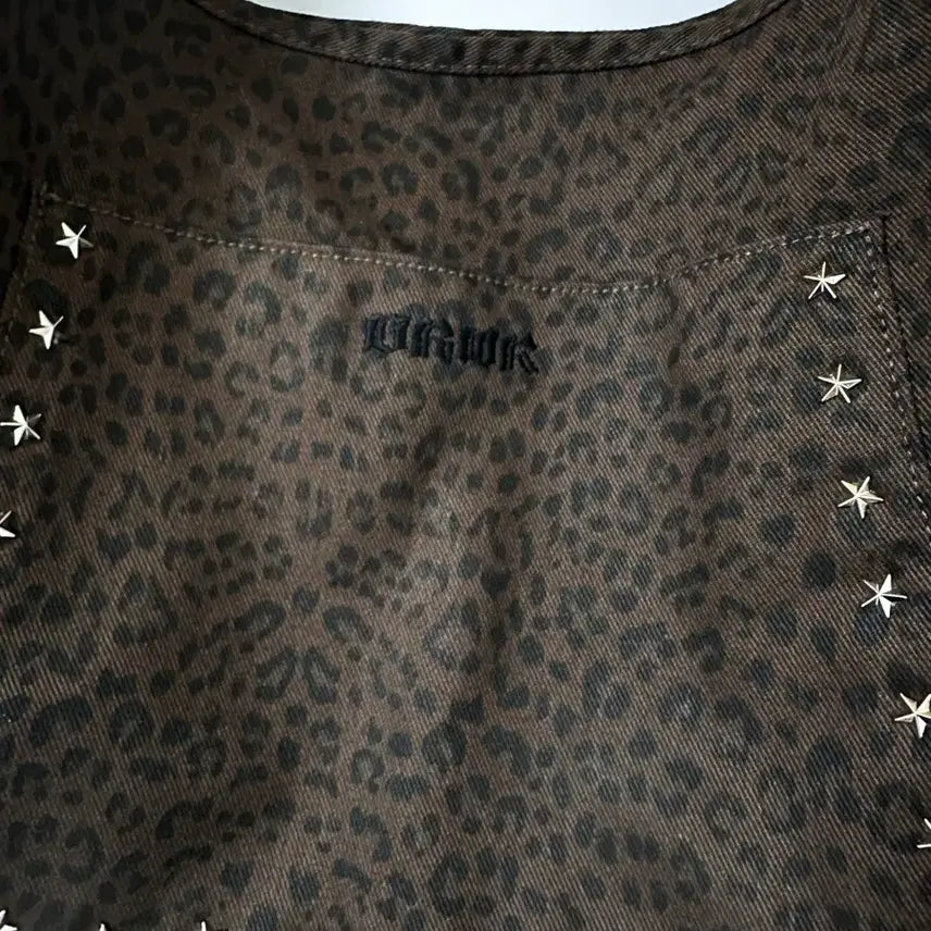 [BUNJANG] AESPA Dirty Work Leopard Hobo Bag - Brown / AESPA 에스파 더티워크 호피 호보백 브라운 가방