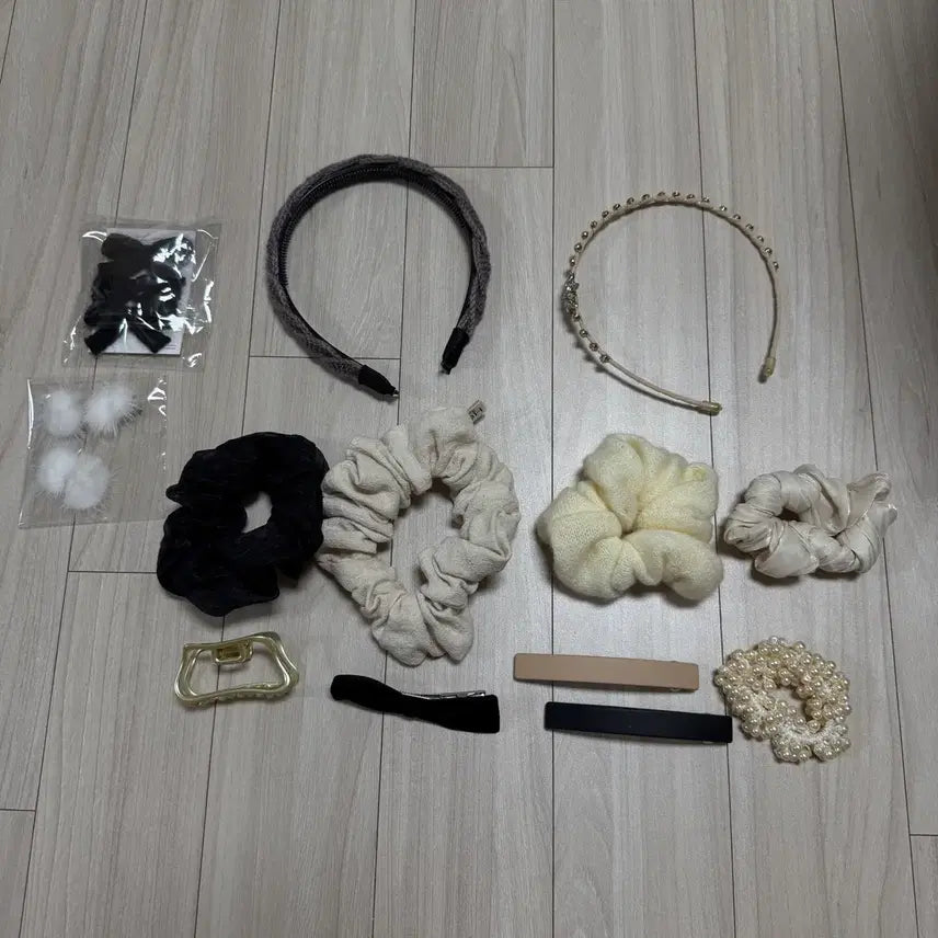 [BUNJANG] Hair Band, Hair Tie, Hair Pin Bundle / 머리띠 머리끈 머리핀 일괄