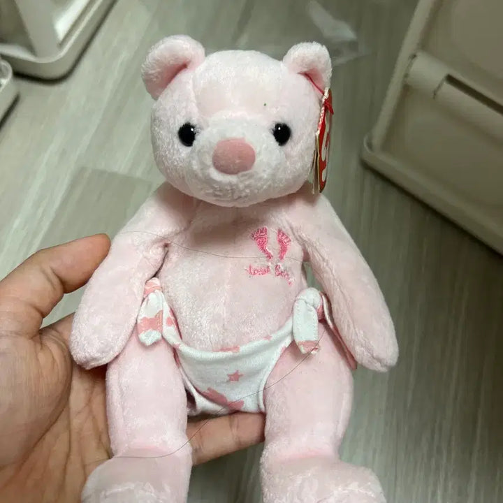 [BUNJANG] Japan Pink Bear TY Bear Doll / 일본 핑크 곰 티와이 곰인형