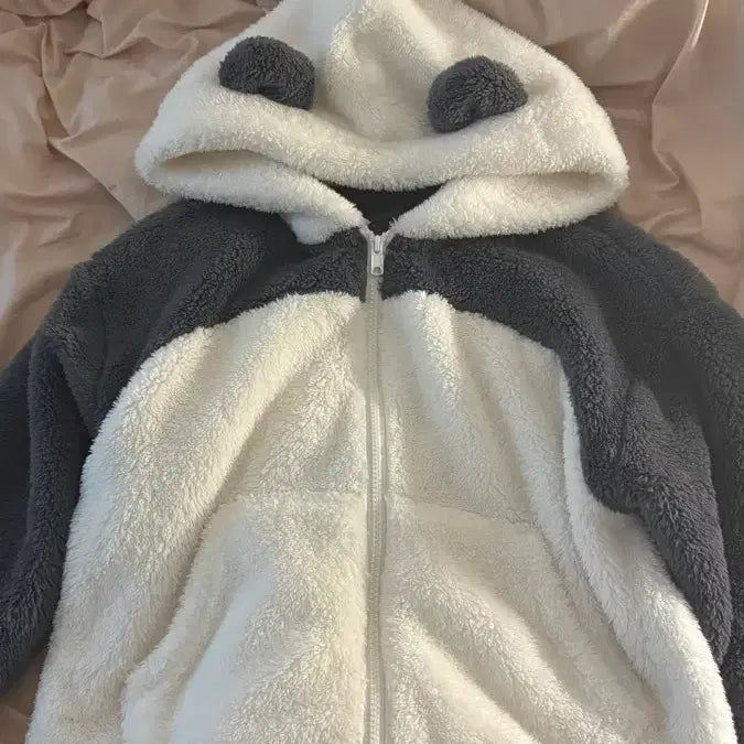 [BUNJANG] GU Sakuya Panda Hoodie Zip-Up / GU 사쿠야 판다잠옷 후드집업