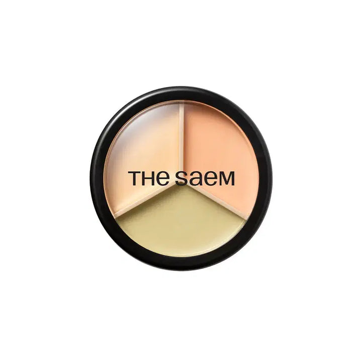 [BUNJANG] The Saem Cover Perfection Triple Pot Concealer 03 Correct Up Beige (New) / [새상품]더샘 커버 퍼펙션 트리플 팟 컨실러 03 코렉트업 베이지