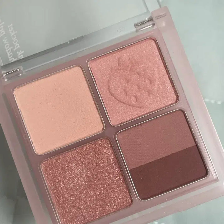 [BUNJANG] Peripera Ink Pocket Eyeshadow Palette No. 8 Mute Strawberry / 페리페라 잉크 포켓 아이섀도우 팔레트 8호 뮤트에 빠진 딸기