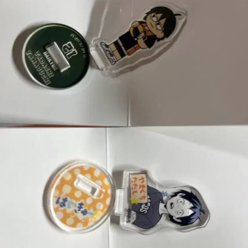 [BUNJANG] Haikyuu Yamaguchi Mini Acrylic Figures (Jumpshot, Jirori) Bundle Set / 하이큐 야마구치 미니 아크릴(점프샷, 지로리) 일괄