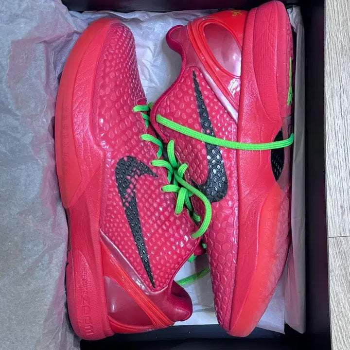 [BUNJANG] Nike Kobe 6 Reverse Grinch Basketball Shoes / 코비 6 리버스 그린치
