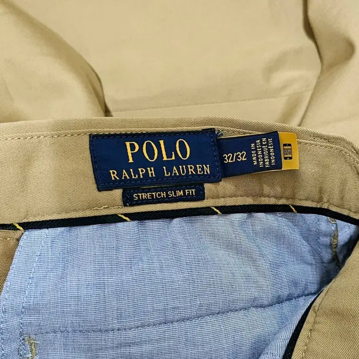 [BUNJANG] Polo Ralph Lauren Stretch Slim Fit Chino Pants Beige / (신형)폴로 랄프로렌 치노 팬츠 32/32 베이지 QR 큐알 정품