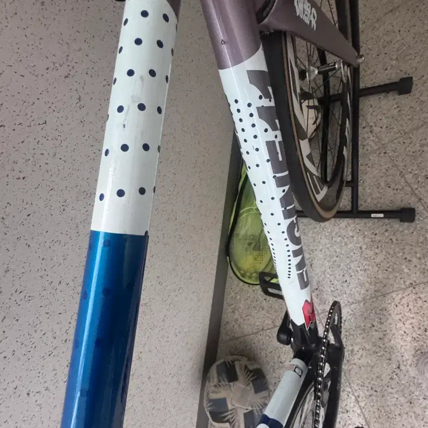 [BUNJANG] Engine Metal Blue Complete Bike Handle Stem Saddle Seatpost Crankset / 엔진 메탈블루 반차 판/교