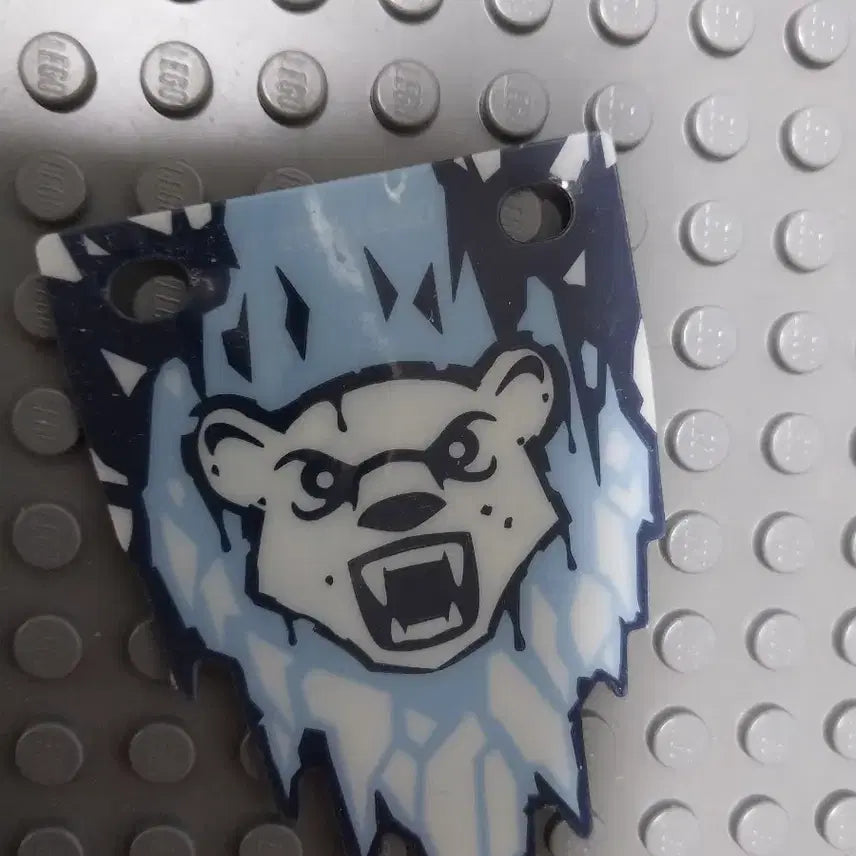 [BUNJANG] Lego Kimaland Ice Bear Flag / 레고 키마 아이스베어 깃발 얼음곰