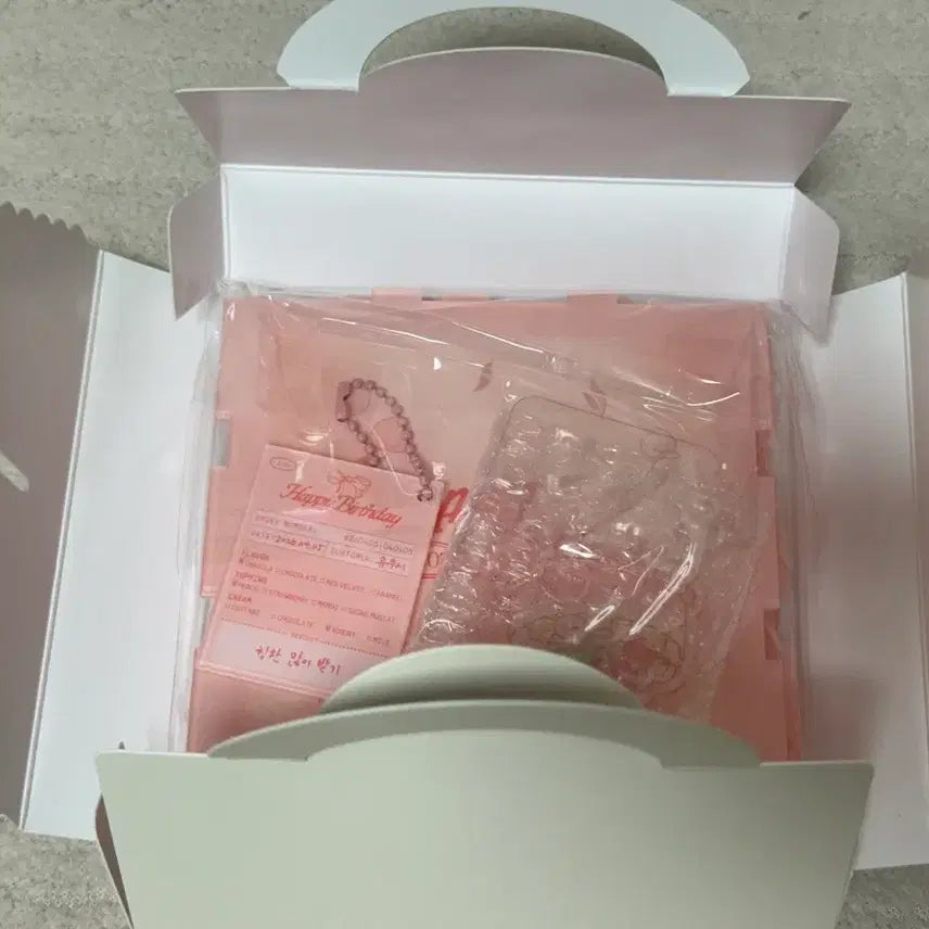 [BUNJANG] NCT WISH Yushi Birthday Acrylic Cake Box (Excluding Photocard) / 엔시티위시 유우시 생일 아크릴 케이크 박스 포카제외