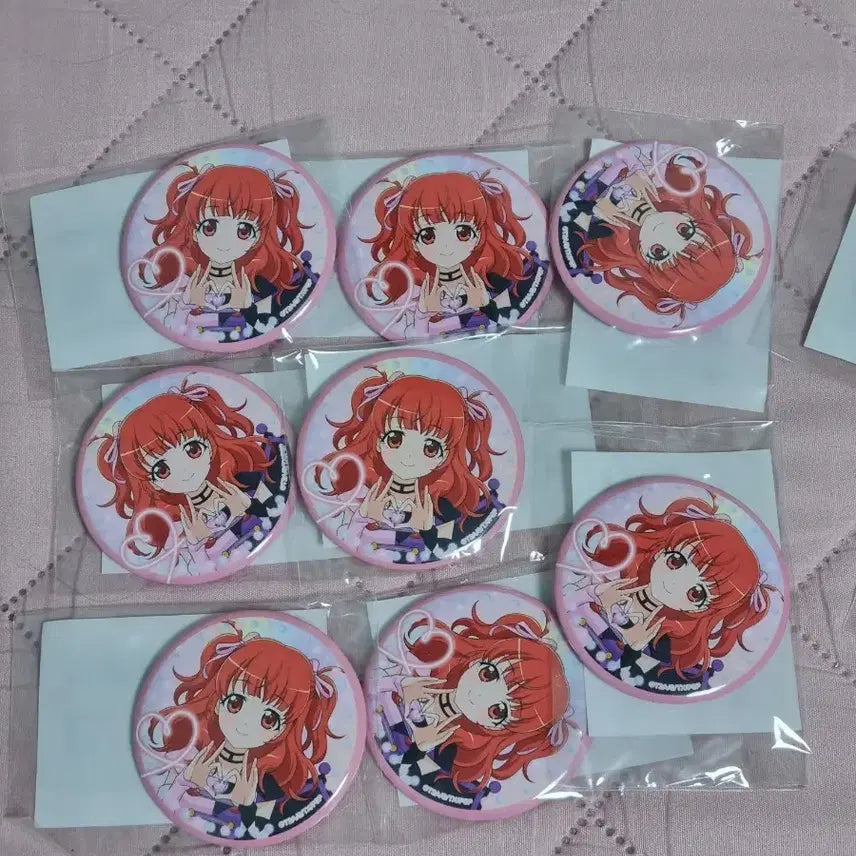 [BUNJANG] PriPara Ira Marukuji Can Badge &amp; Postcard Set / 프리즘스톤 아이라 마루쿠지 캔뱃지/카논,세레나 뱃지&amp;엽서
