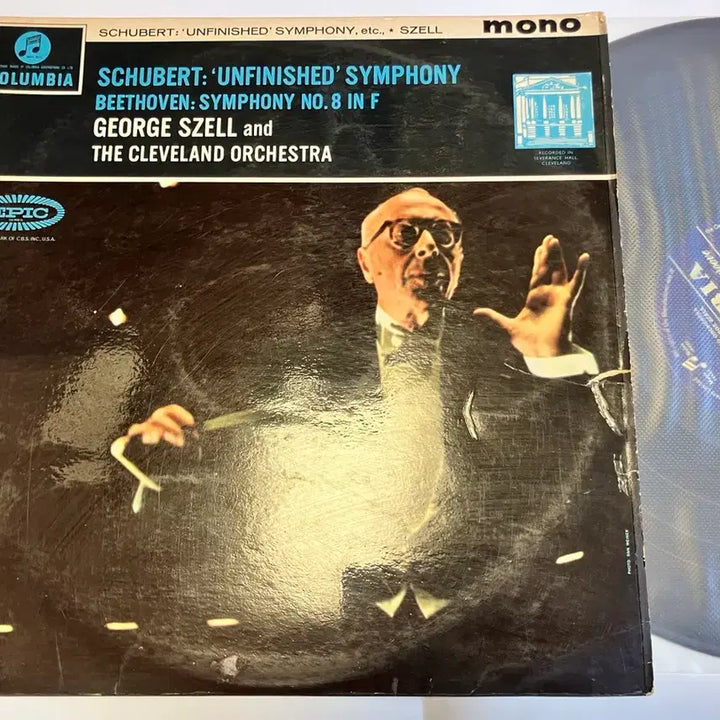 [BUNJANG] George Szell Schubert Unfinished Symphony Beethoven Symphony No. 8 Mono LP / 모노초기반LP) 조지셀 - 슈베르트 미완성 교향곡 LP (Columbia