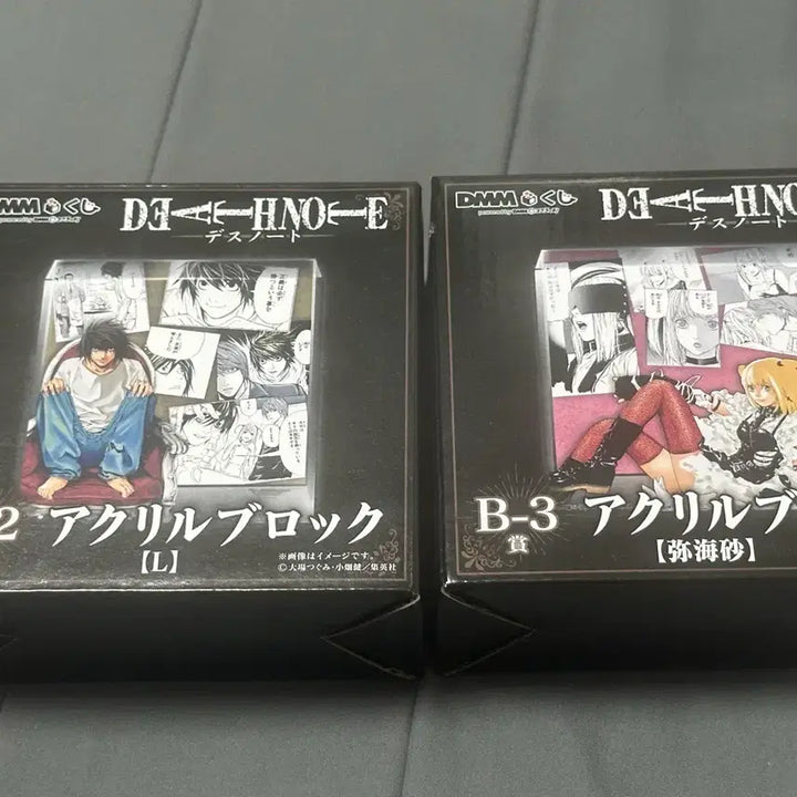 [BUNJANG] Death Note DMM Lottery B Prize Acrylic Stand L &amp; Misa Bundle Set / 데스노트 dmm 쿠지 아크릴 b상 엘 미사 일괄 판매