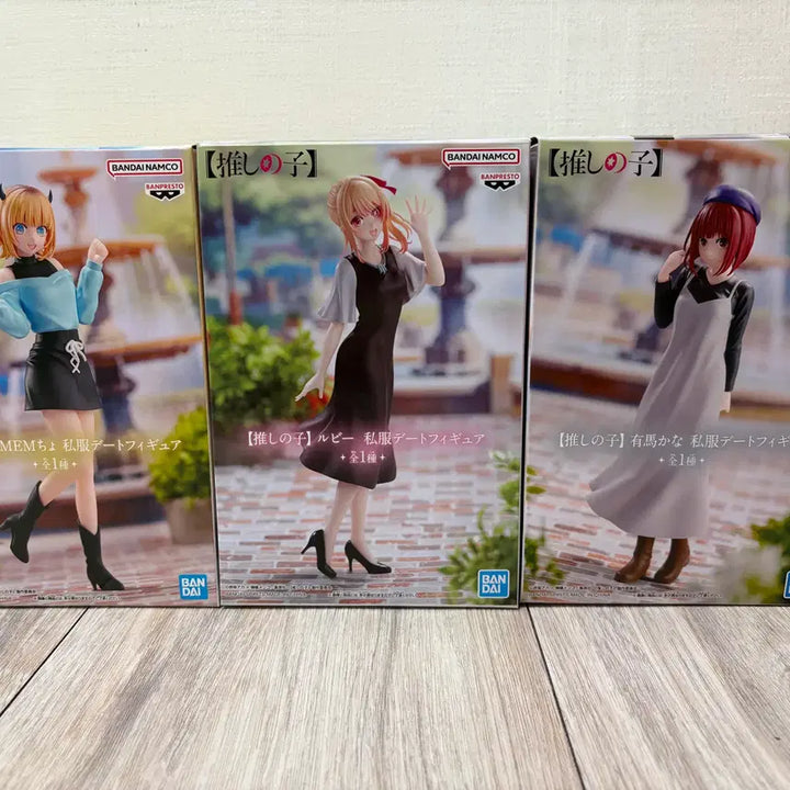 [BUNJANG] Oshi no Ko Casual Date Figure Set / 최애의 아이 사복 데이트 피규어 세트