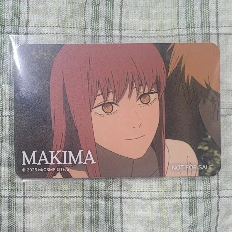 [BUNJANG] Chainsaw Man Cafe MAPPA Lucky Draw Makima Card / 체인소 맨 카페 마파 렐리특전 마키마 카드