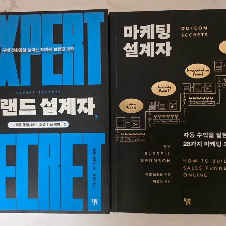 [BUNJANG] Brand Designer and Marketing Designer Book Set / 도서 브랜드 설계자, 마케팅 설계자 책 세트
