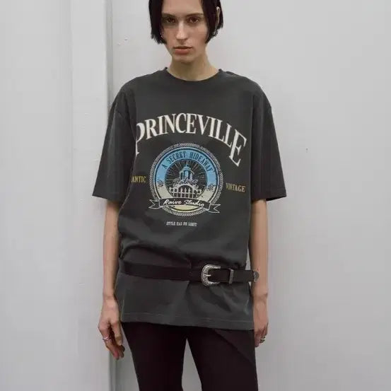 [BUNJANG] RAIVE PRINCEVILLE Print T-Shirt / 레이브 PRINCEVILLE Print T-Shirt