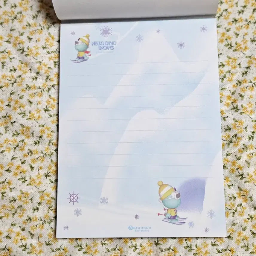 [BUNJANG] Vintage Stationery Dinosaur Sports Memo Pad / 고전문구) 고전떡메 메모지 헬로 공룡스포츠 굿즈