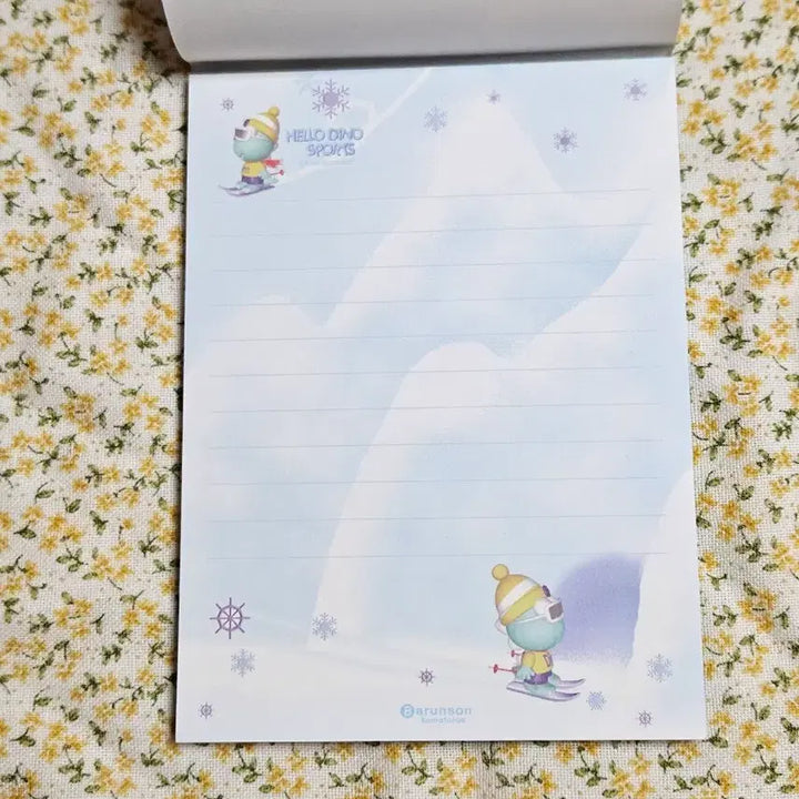 [BUNJANG] Vintage Stationery Dinosaur Sports Memo Pad / 고전문구) 고전떡메 메모지 헬로 공룡스포츠 굿즈