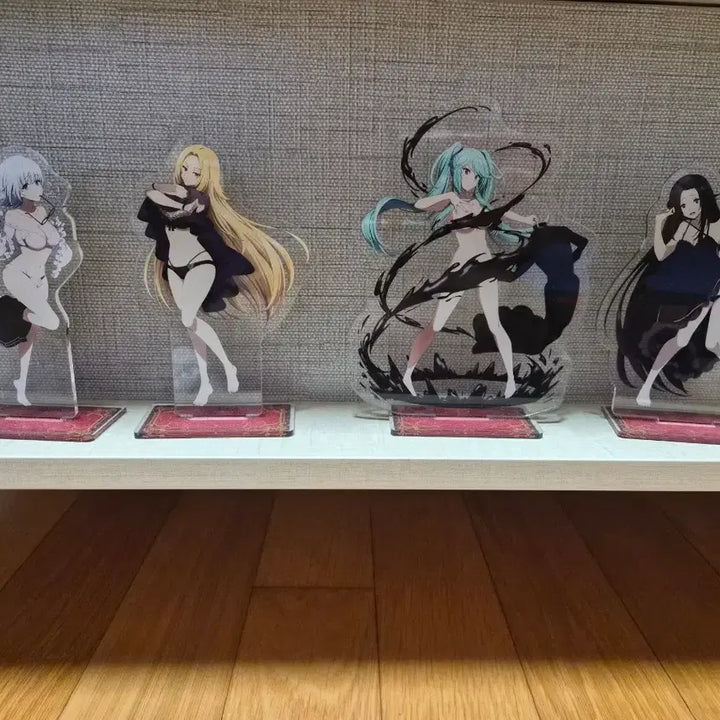 [BUNJANG] The Eminence in Shadow Acrylic Stand Set (4 Types) / 어둠의 실력자가 되고 싶어 아크릴 스탠드 4종 세트