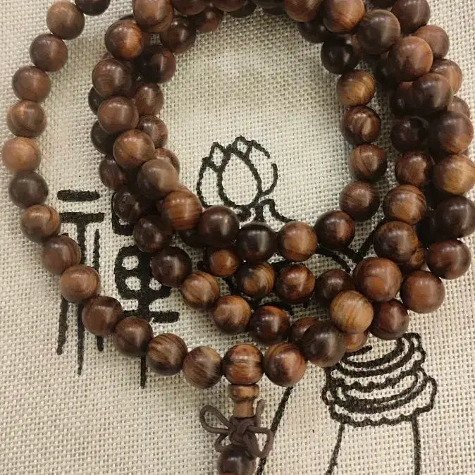 [BUNJANG] Heukhwari Jinhang 108 Bead Prayer Beads (High Density Immersion) / 흑화리 진향 108주8mm (고밀도침수)