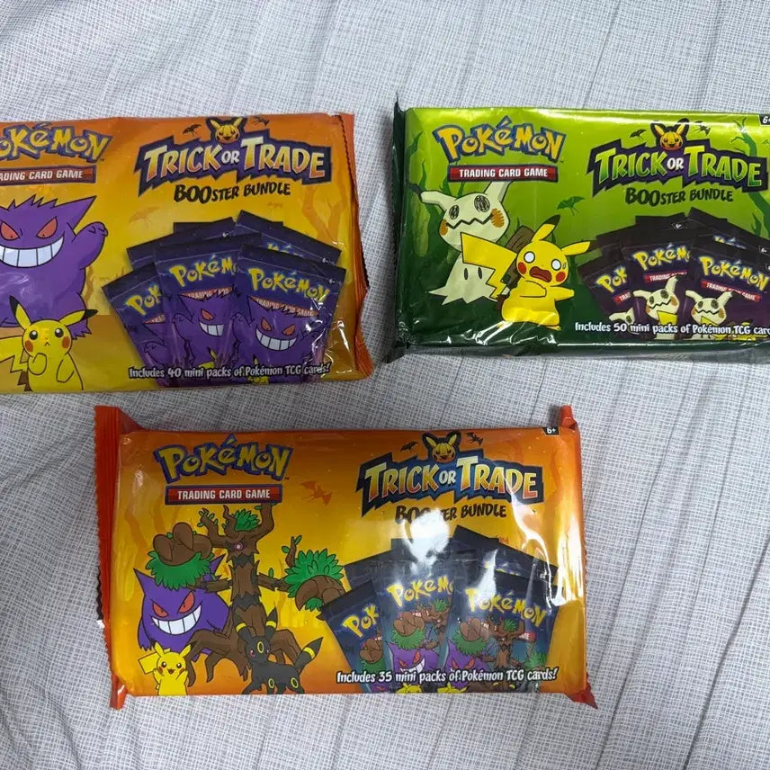 [BUNJANG] Pokemon 2022, 2023 Halloween Pack Set / 포켓몬 22, 23,24 할로윈팩 10팩