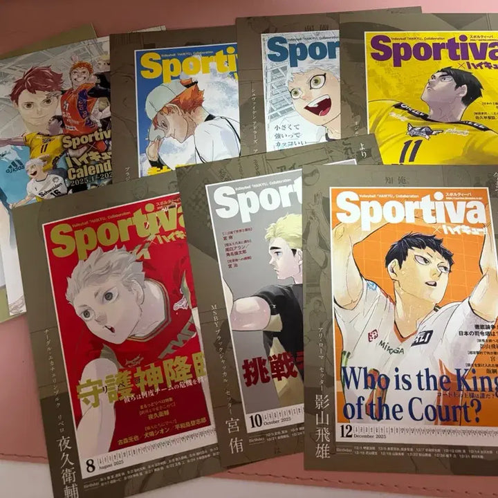[BUNJANG] Haikyu!! 2025-2026 Sportiva Calendar / 하이큐 2025-2026 Sportiva 스포티바 캘린더