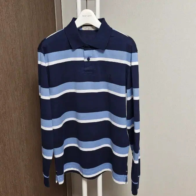 [BUNJANG] Beanpole Navy Cotton Collar Shirt (Men&
