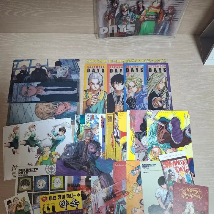 [BUNJANG] Sakomoto Days Complete Set (Volumes 1-25) with Bonus Extras / 특전포함)사카모토데이즈 1~25권 전권  더블특전 + 킬러들의 방식