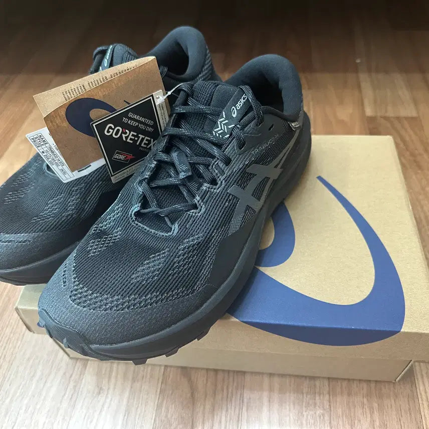 [BUNJANG] ASICS Trabuco 14 GTX Black Running Shoes 275 / [275] 아식스 트라부코14 GTX 블랙 새상품