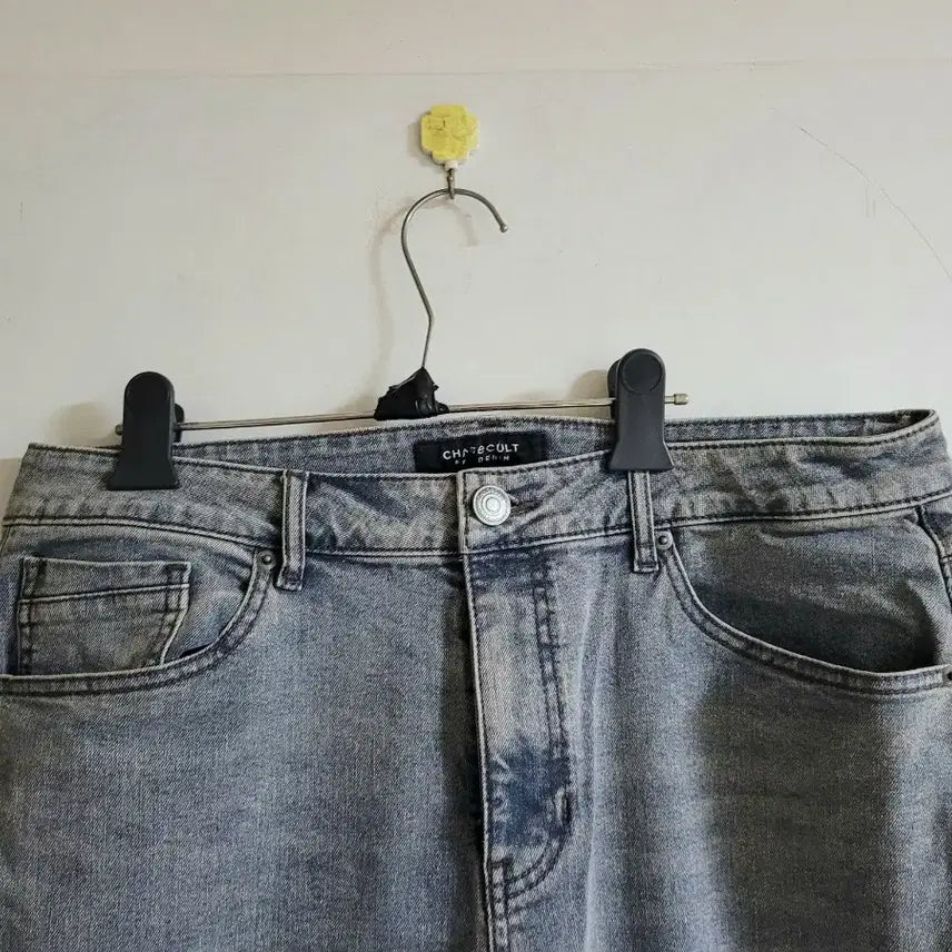 [BUNJANG] Chase Cult Vintage Wide Denim Pants (New) / 남성)체이스컬트 빈티지 와이드 데님팬츠(새상품36)