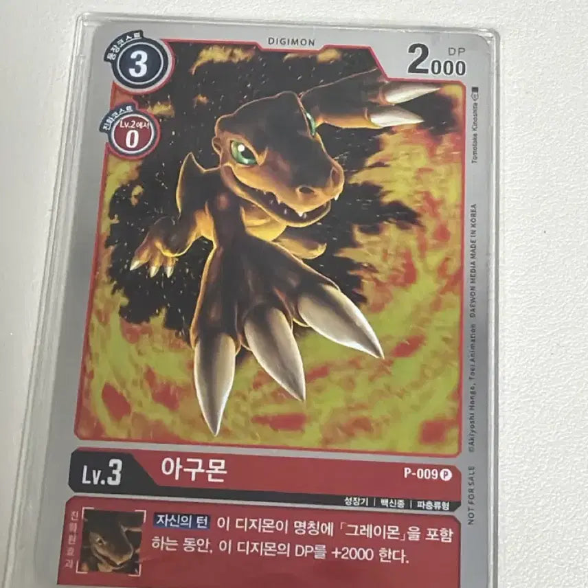 [BUNJANG] Digimon Card Agumon P-009 (Special Booster 1.0) / 디지몬 카드 아구몬 P-009 (스페셜부스터 1.0)