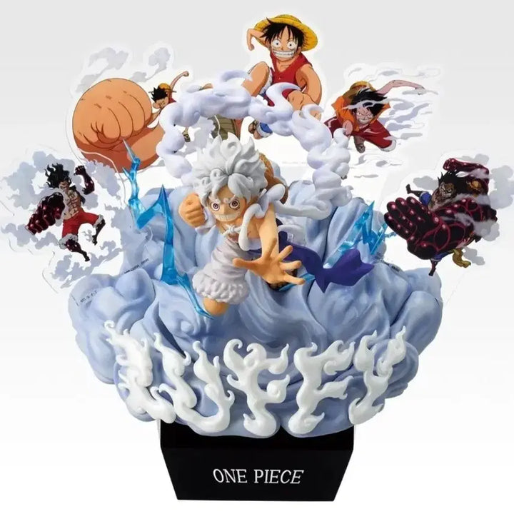 [BUNJANG] One Piece Luffy Ichiban Sho Lottery D Prize Figure &amp; H Prize Magnets Set / 원피스 루피 제일복권 D상 + H상 4개