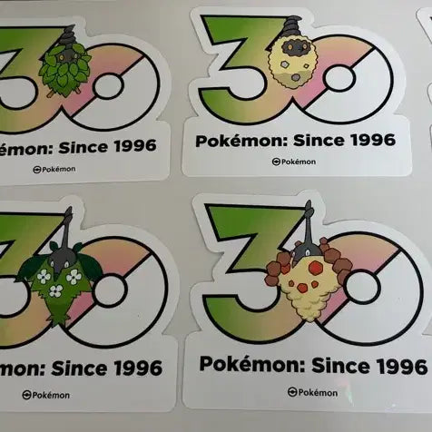 [SOLD OUT] 포켓몬 30주년 로고스티커 원가양도 도롱세트
