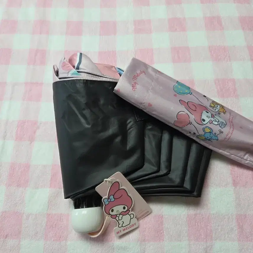 [BUNJANG] My Melody Foldable Umbrella / (새상품)마이멜로디 접이식 우산 2개