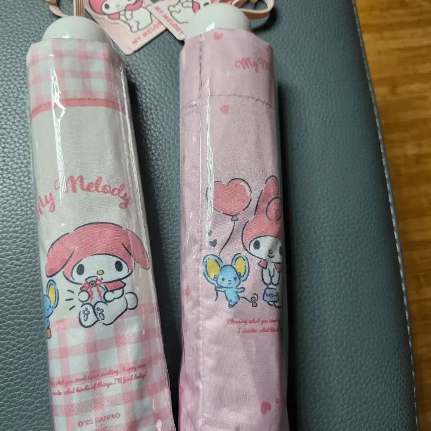 [BUNJANG] My Melody Foldable Umbrella / (새상품)마이멜로디 접이식 우산 2개