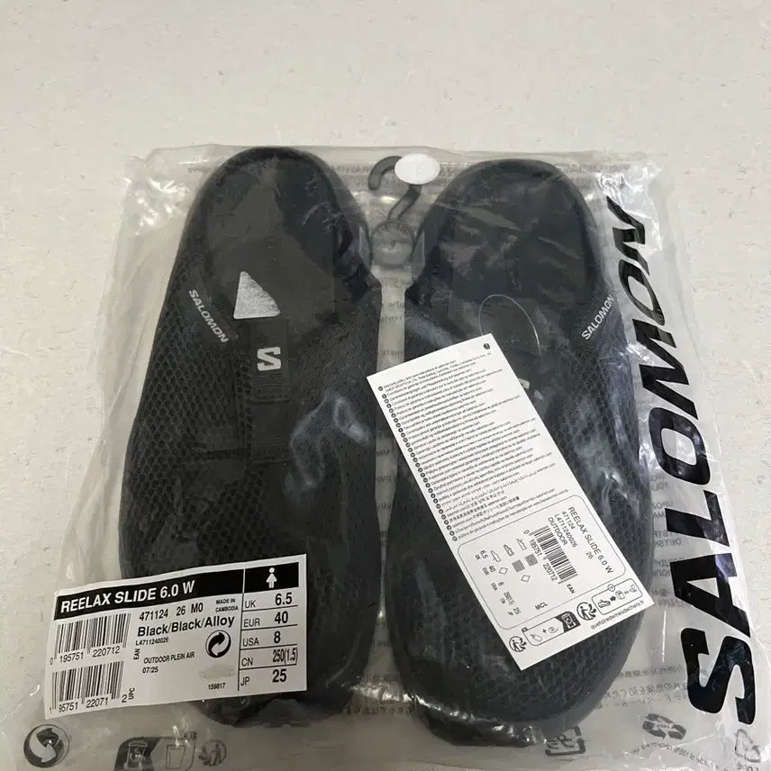 [BUNJANG] Salomon RX Slide 6.0 Black Alloy Men&