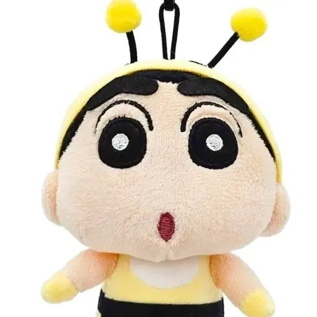 [BUNJANG] Crayon Shin-chan Bee Plush Keychain (13cm) / 짱구 꿀벌 봉제 인형 키링 13cm