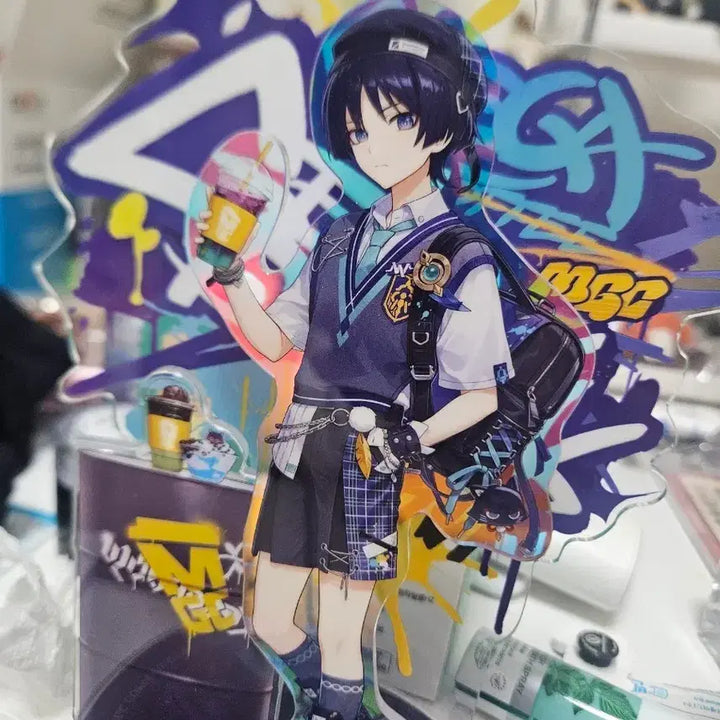 [BUNJANG] Genshin Impact Mega Coffee Collaboration Wanderer Acrylic Stand / 원신 메가커피 콜라보 방랑자 아크릴 스탠드