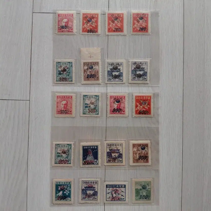 [BUNJANG] 1951 Korean Ministry of Communications 20 Types Regular Postage Stamps / 75 년 (전) [체신부] (20 종) (보통) 우표