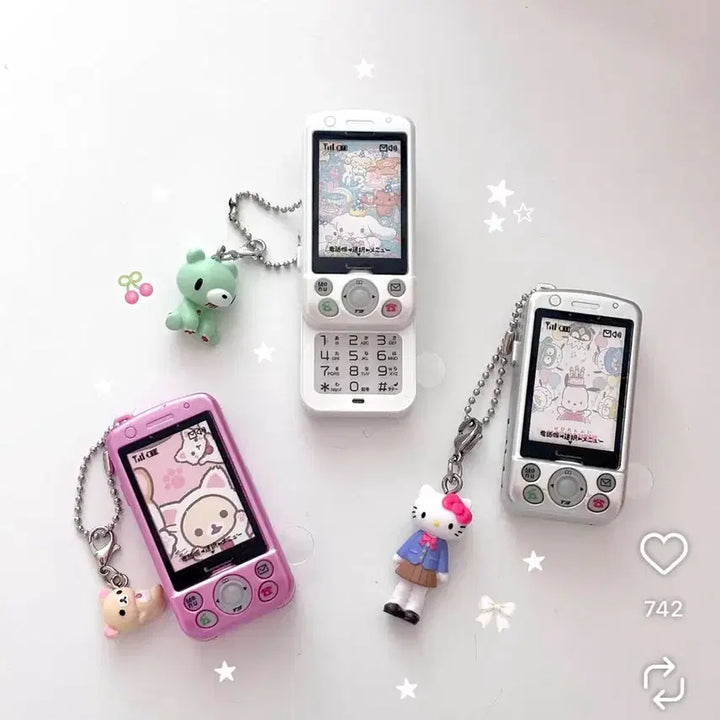 [BUNJANG] Slide Phone Gacha White / 슬라이드폰 가챠 화이트 흰색