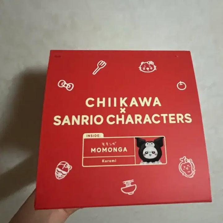 [BUNJANG] Chiikawa x Sanrio Kirameko Momonga Kuromi Charm / 치이카와 산리오 키라메코 모몽가 쿠로미 키링 치부부 모몬가