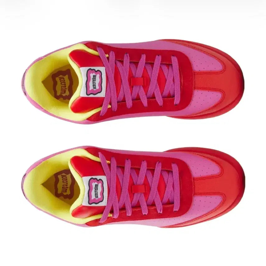[BUNJANG] Reebok x ICECREAM Boardflip Skates Red Pink / 리복 x 아이스크림 보드 플립 스케이트 슈즈 레드 핑크