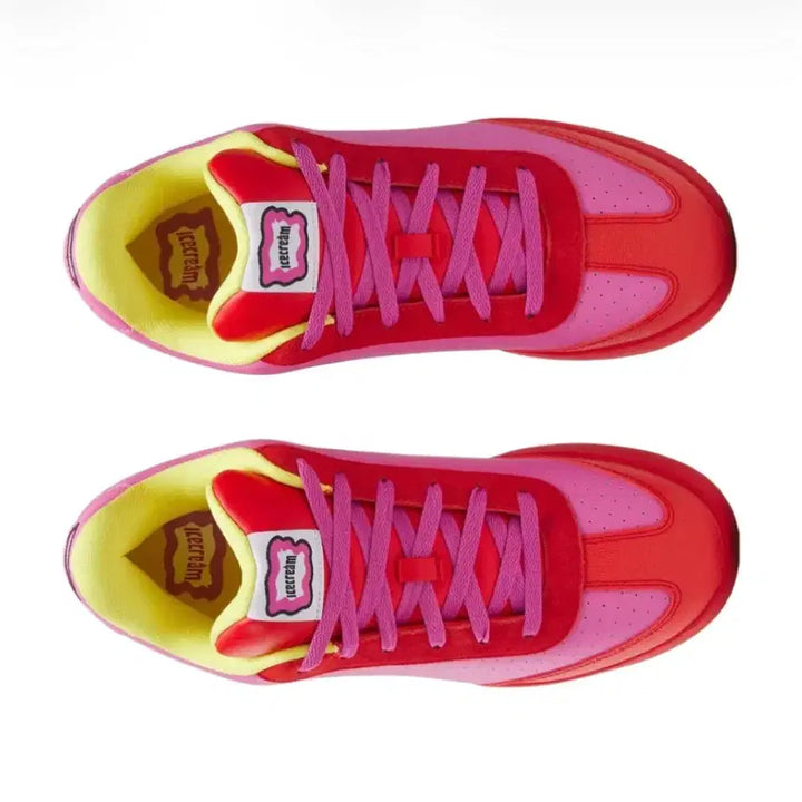 [BUNJANG] Reebok x ICECREAM Boardflip Skates Red Pink / 리복 x 아이스크림 보드 플립 스케이트 슈즈 레드 핑크