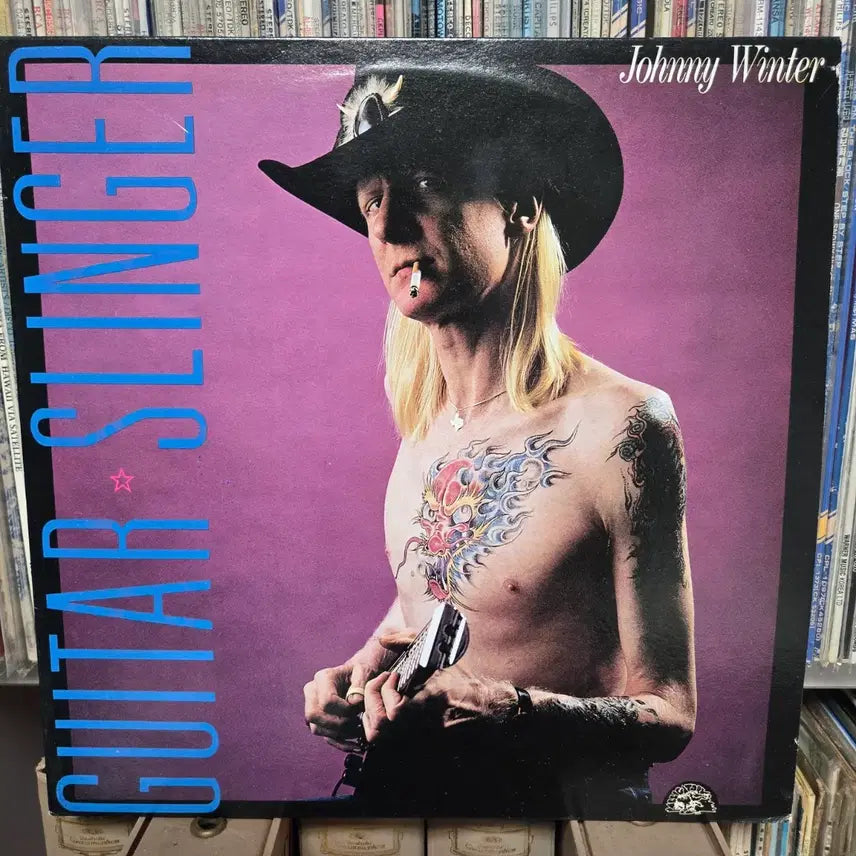 [BUNJANG] Johnny Winter 1984 Album LP Vinyl Mint Condition / 죠니 윈터 앨범 lp판 민트급