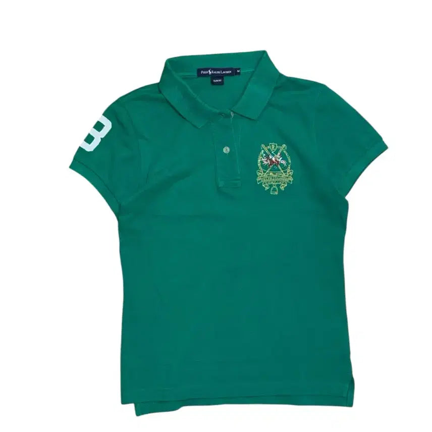 [BUNJANG] Polo Ralph Lauren Big Pony Embroidered Slim Fit Short Sleeve Polo Shirt / 폴로 랄프로렌 빅포니 치프키프 자수 슬림핏 반팔 카라티
