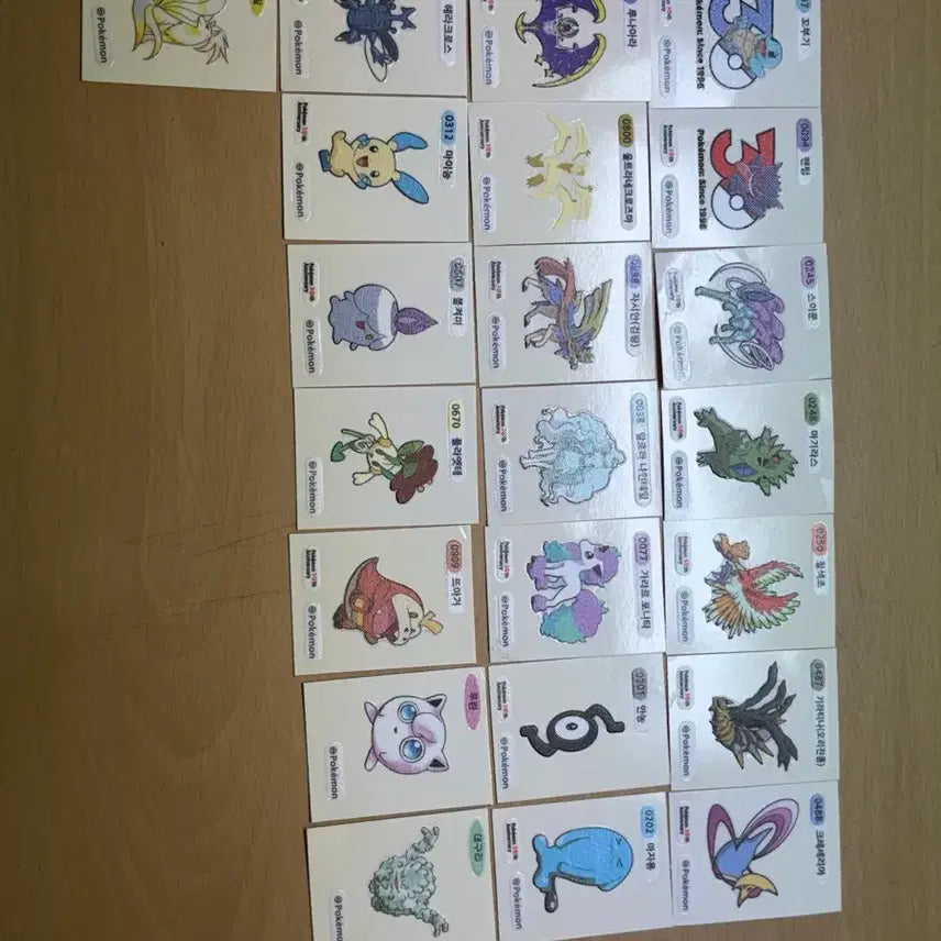 [BUNJANG] Pokemon Stickers (30th Anniversary Edition) / 포켓몬 띠부씰