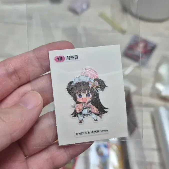 [BUNJANG] Blue Archive Shizuko Sticker / 블루아카이브 시즈코 띠부씰